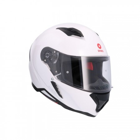 CASCO AXOR HUNTER MONOCOLOR BLANCO BRILLO