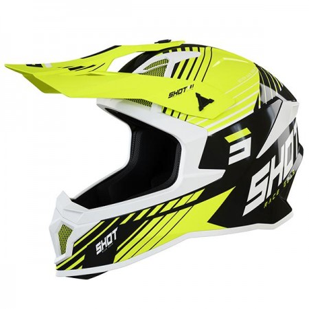 CASCO SHOT LITE FURI NEGRO AMARILLO
