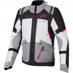 Cazadora-Alpinestars-Andes-V4-gris-rojo-impermeable-forro-desmontable-invierno-frio-ventilaciones