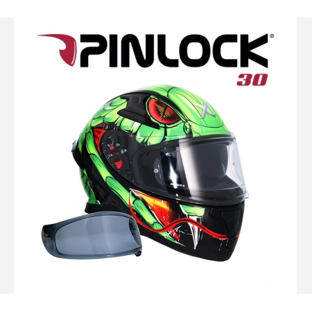 CASCO AXOR APEX VENOMOUS VERDE