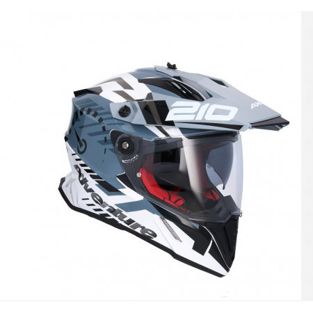 CASCO AXOR X-CROSS D/V EPEEDOMENTER BLANCO GRIS