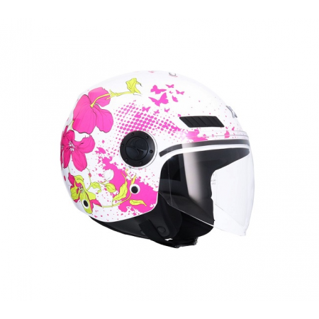 CASCO AXOR KIOTO FLOWER BLANCO KIDS