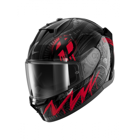 CASCO SHARK D-SKWAL 3 SHIEVER Black Anthracite Red