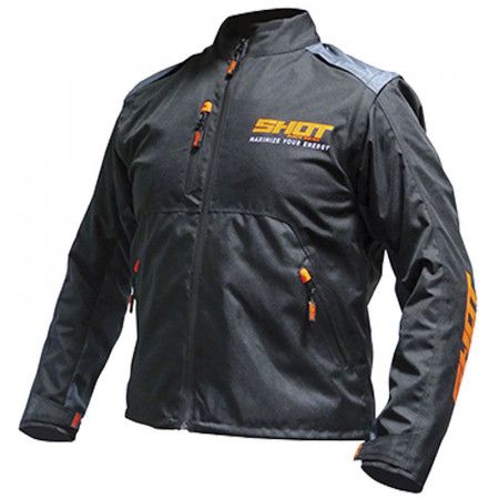CHAQUETA DE ENDURO SHOT CONTACT ASSAULT - BLACK / ORANGE